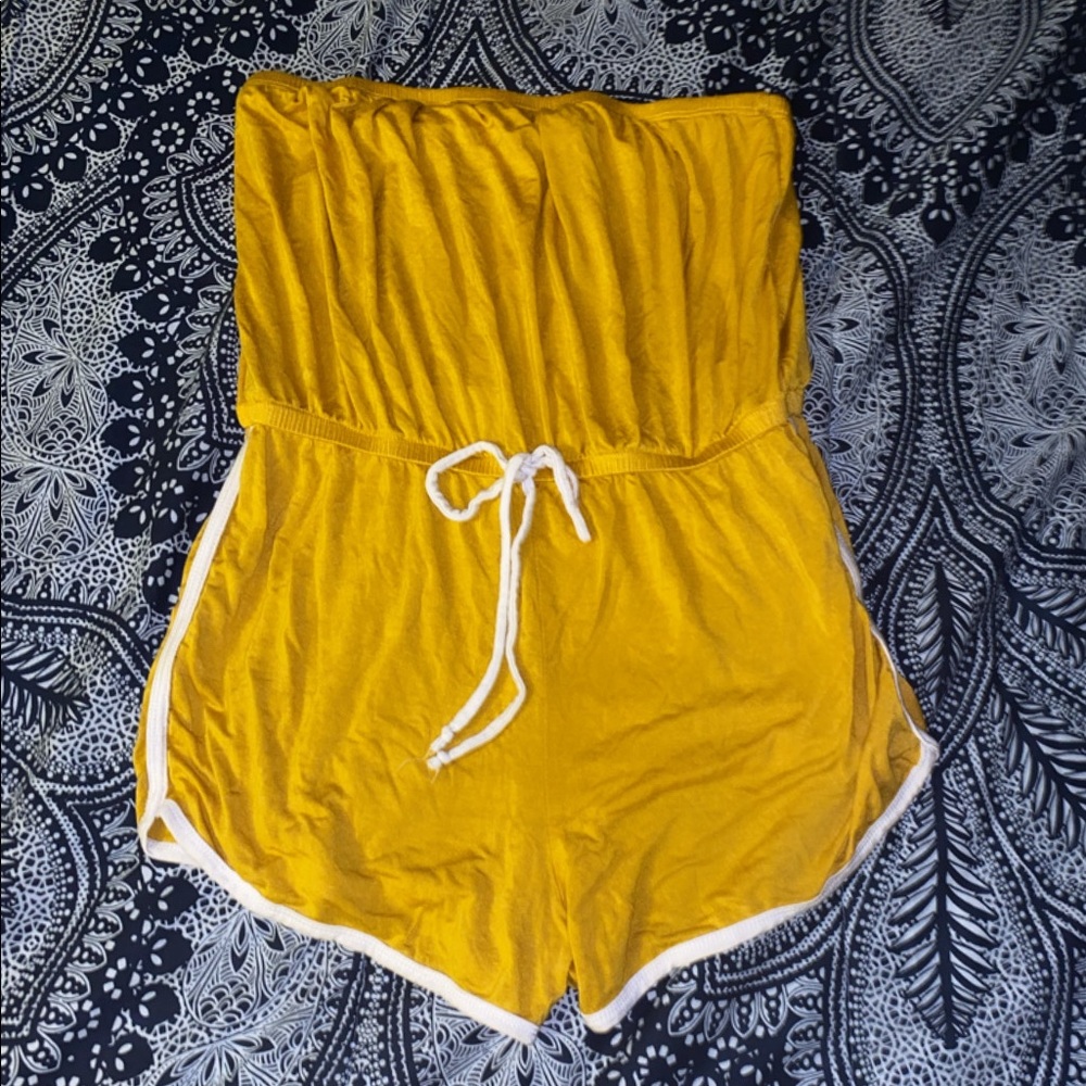 Mustard yellow romper